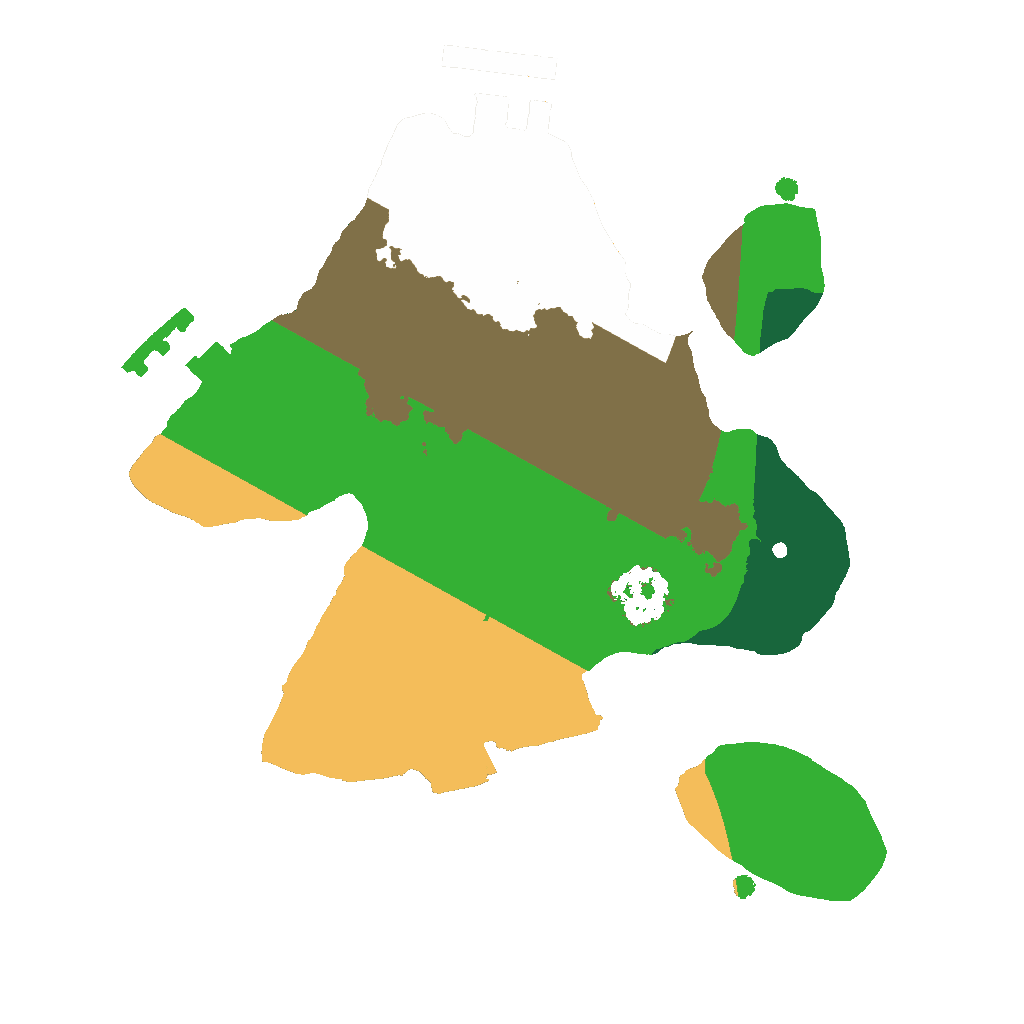 Biome Rust Map: Procedural Map, Size: 1800, Seed: 2039652192