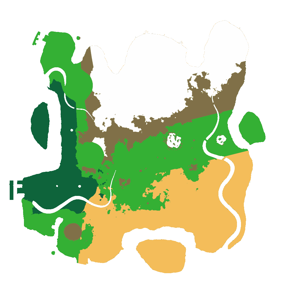 Biome Rust Map: Procedural Map, Size: 3000, Seed: 966931878