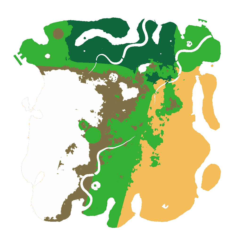 Biome Rust Map: Procedural Map, Size: 4000, Seed: 1630512178
