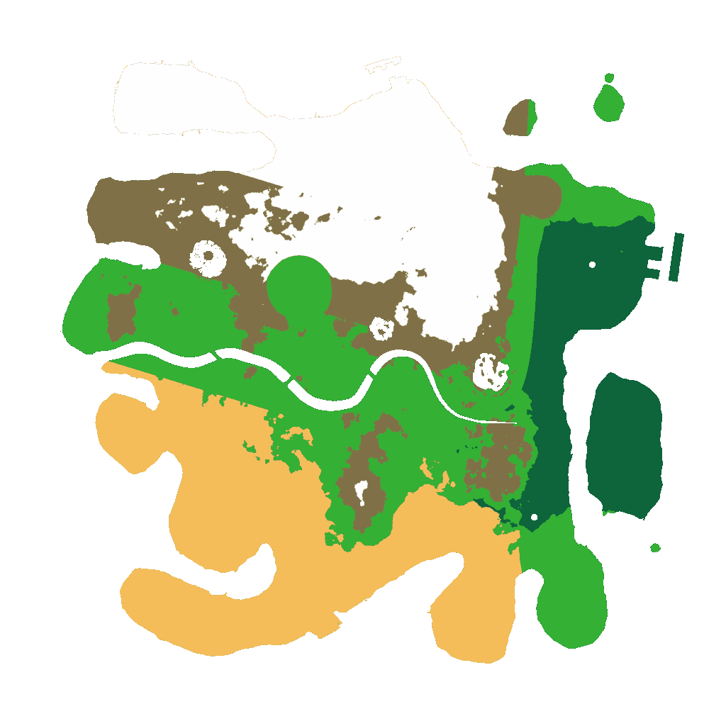 Biome Rust Map: Procedural Map, Size: 3000, Seed: 1836846130
