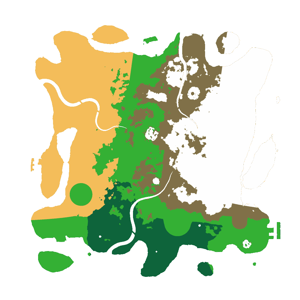 Biome Rust Map: Procedural Map, Size: 3500, Seed: 1780095335