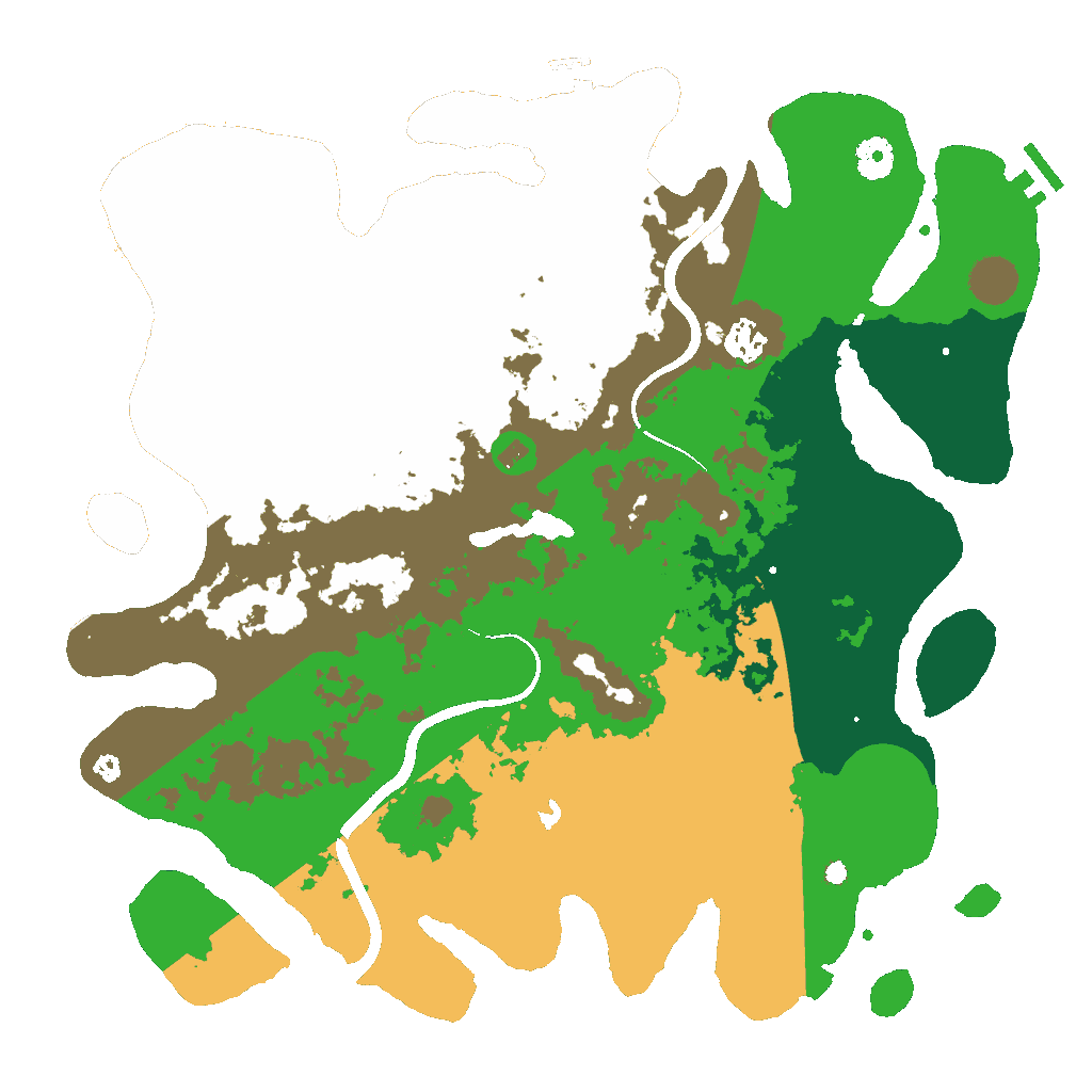 Biome Rust Map: Procedural Map, Size: 4000, Seed: 9779491