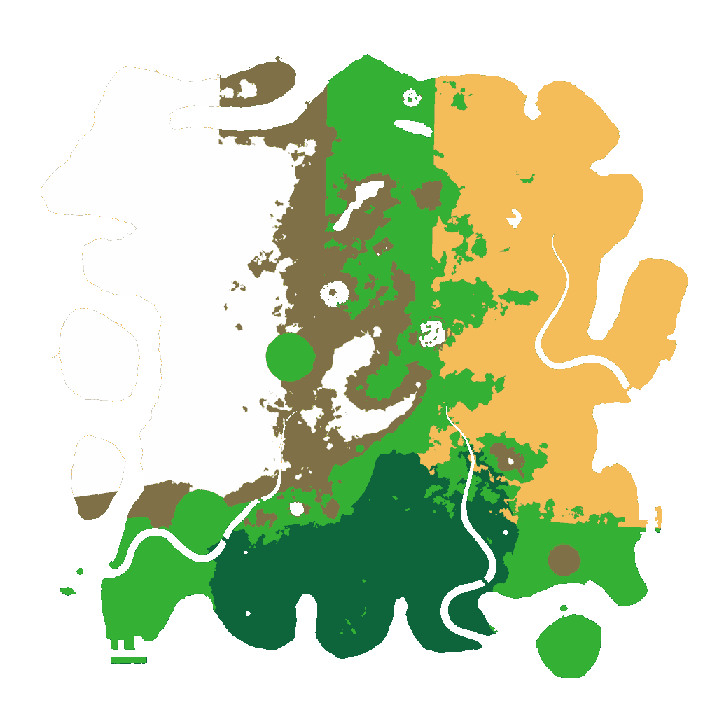 Biome Rust Map: Procedural Map, Size: 4000, Seed: 724756865