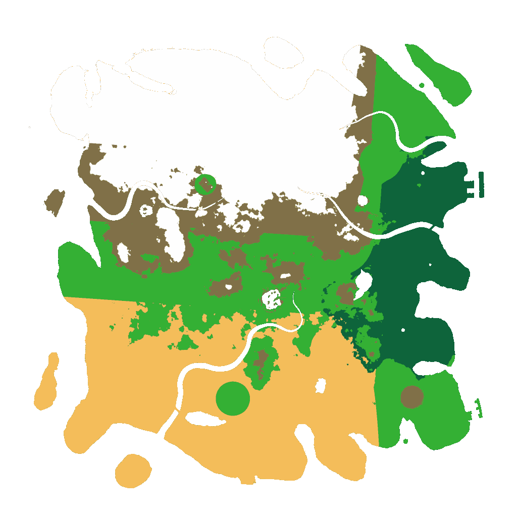 Biome Rust Map: Procedural Map, Size: 4000, Seed: 583721