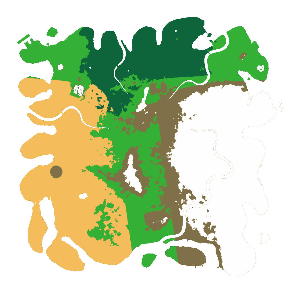 Biome Rust Map: Procedural Map, Size: 4150, Seed: 9871245