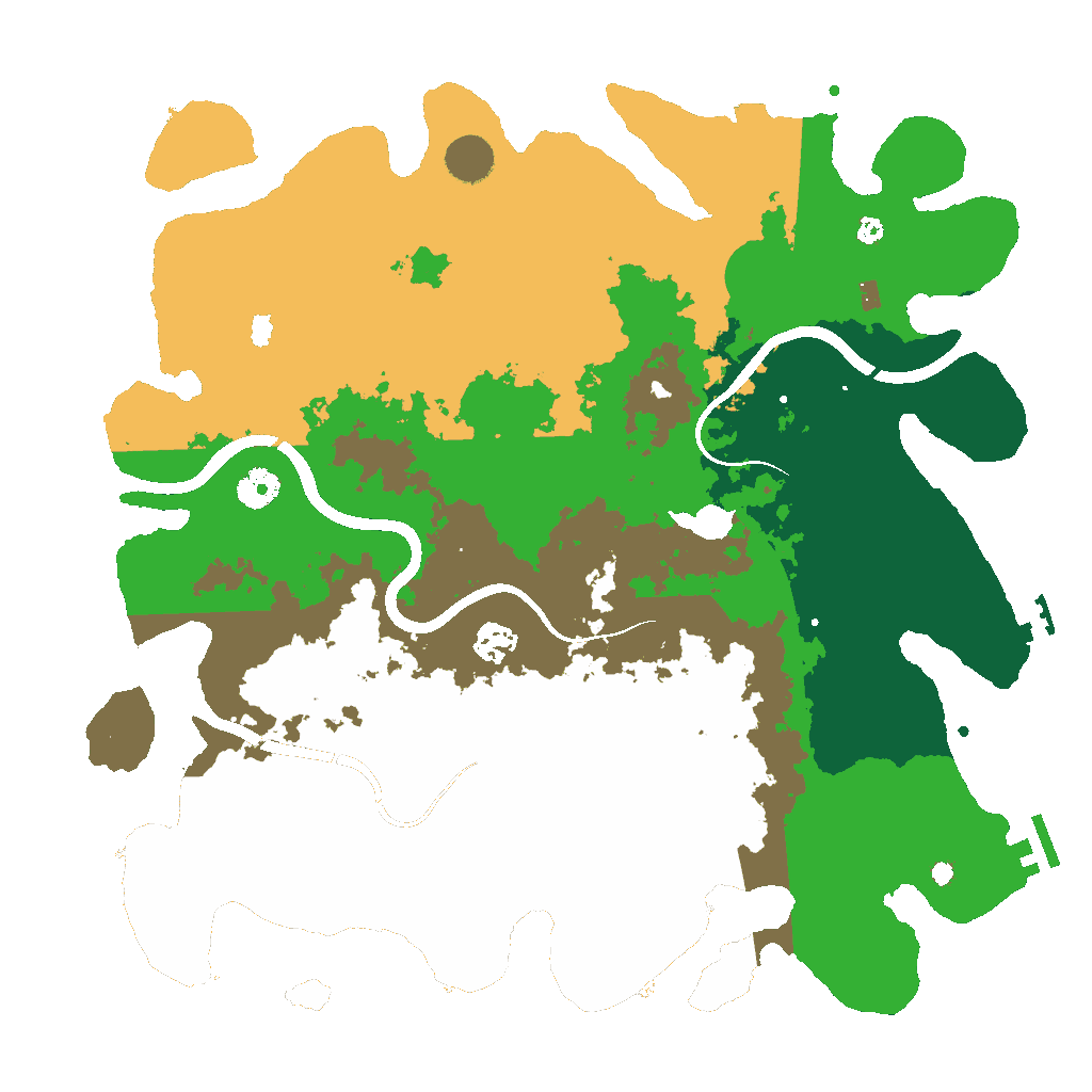Biome Rust Map: Procedural Map, Size: 4000, Seed: 1424592647