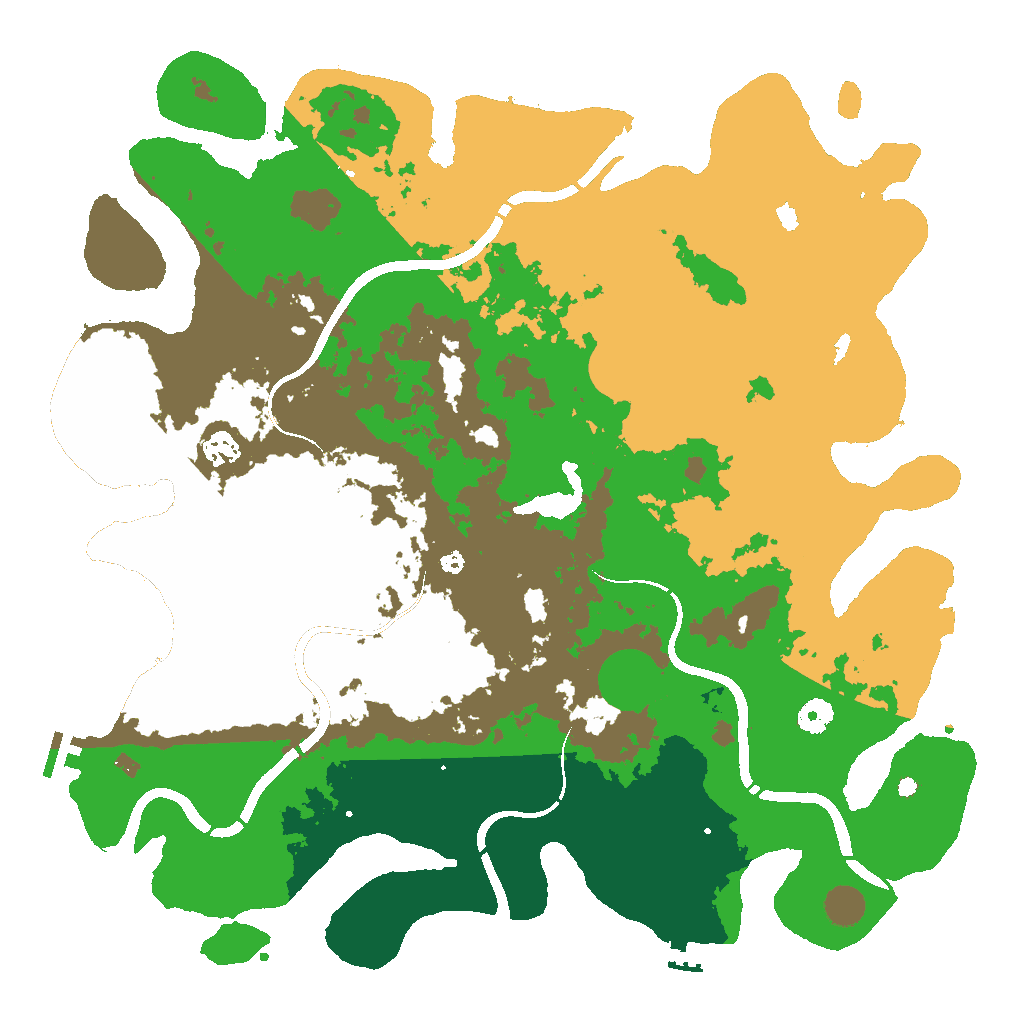 Biome Rust Map: Procedural Map, Size: 4400, Seed: 34568884