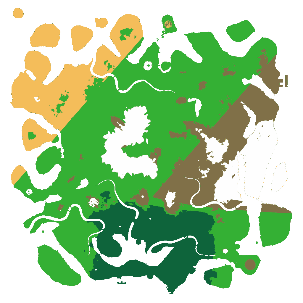 Biome Rust Map: Custom Map