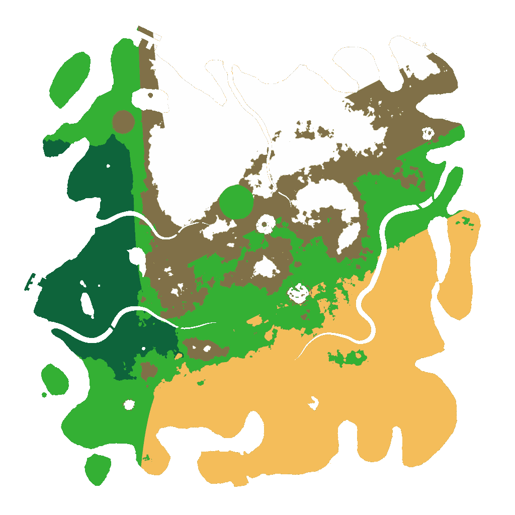 Biome Rust Map: Custom Map