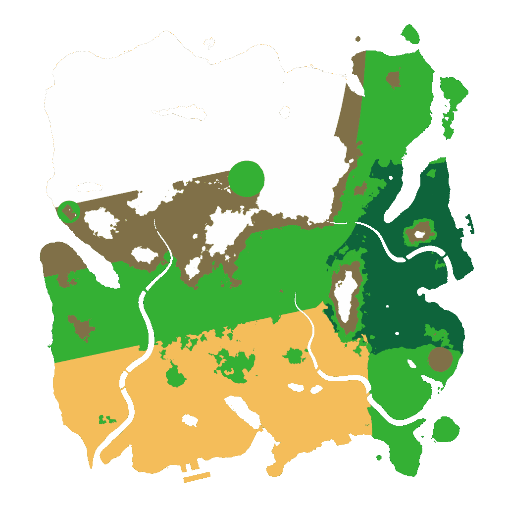 Biome Rust Map: Custom Map