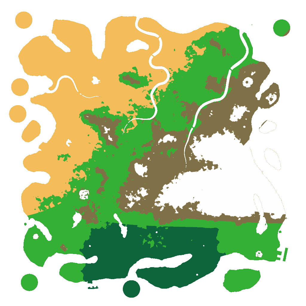 Biome Rust Map: Custom Map