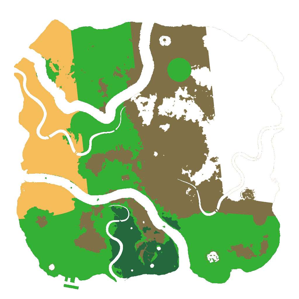 Biome Rust Map: Custom Map