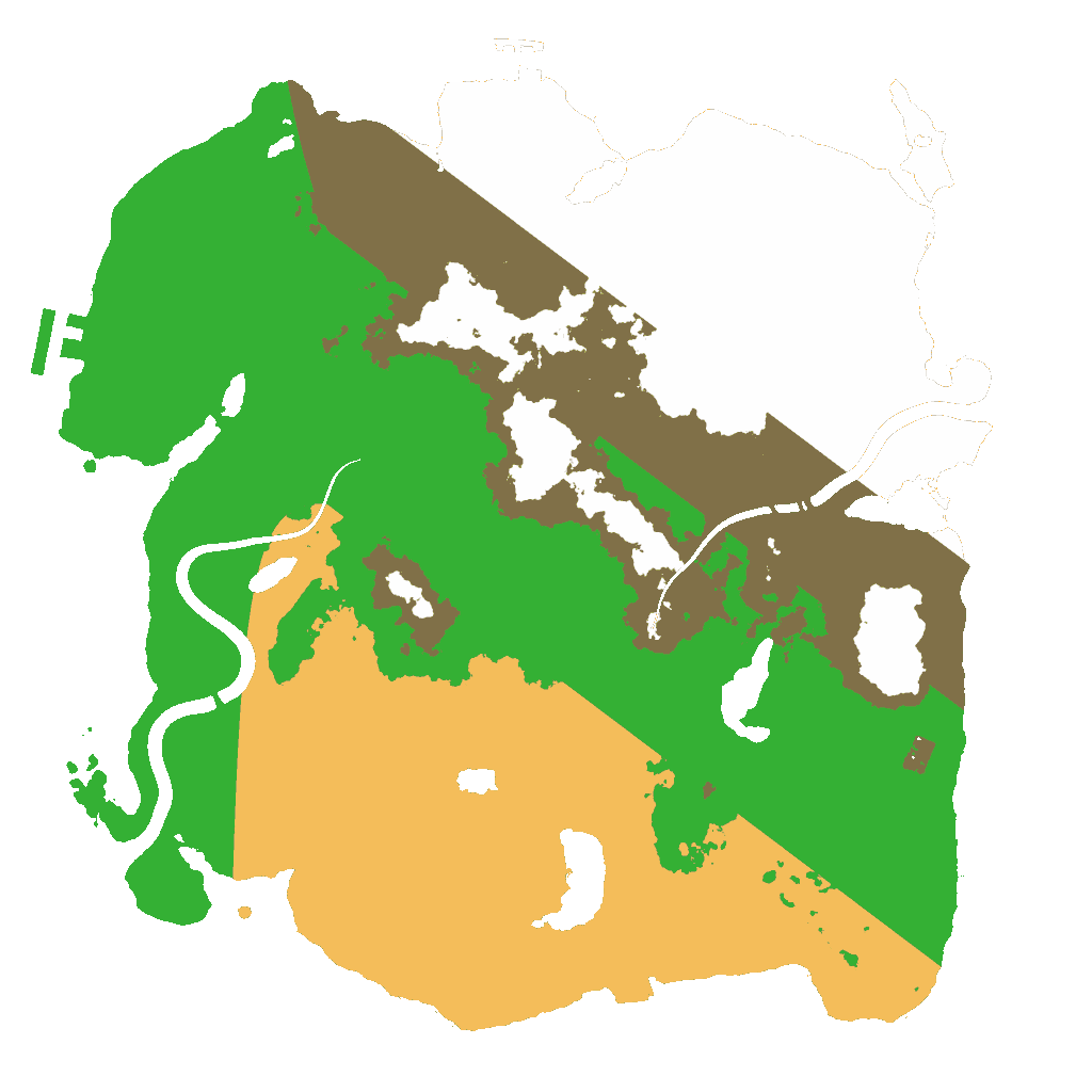 Biome Rust Map: Custom Map