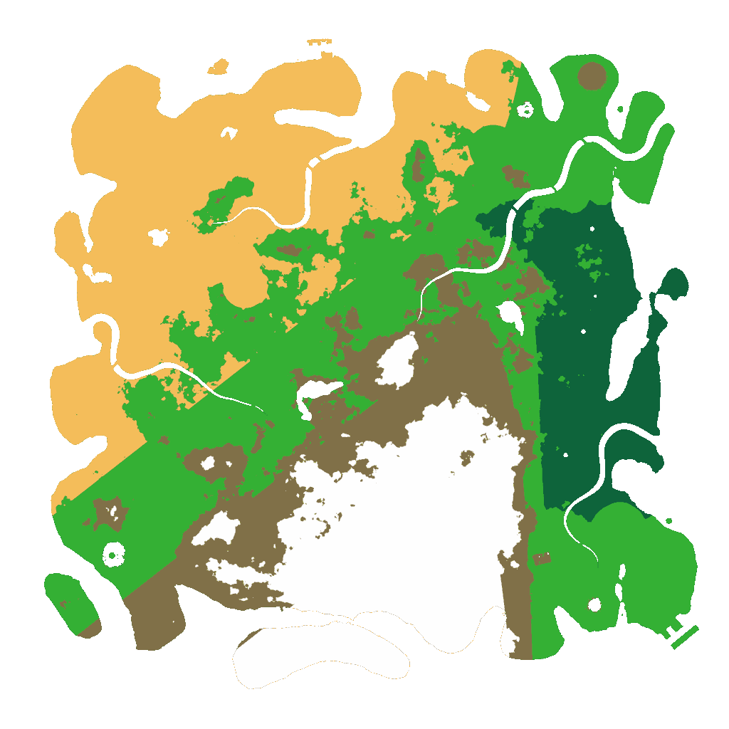 Biome Rust Map: Custom Map