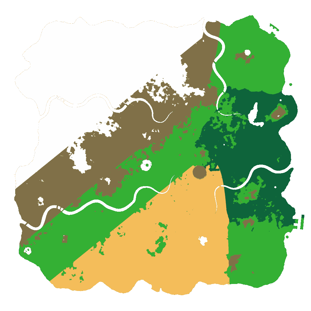 Biome Rust Map: Custom Map