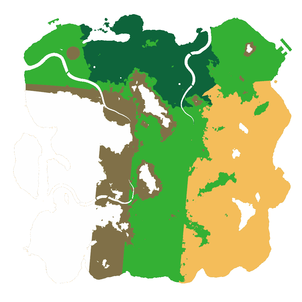 Biome Rust Map: Custom Map