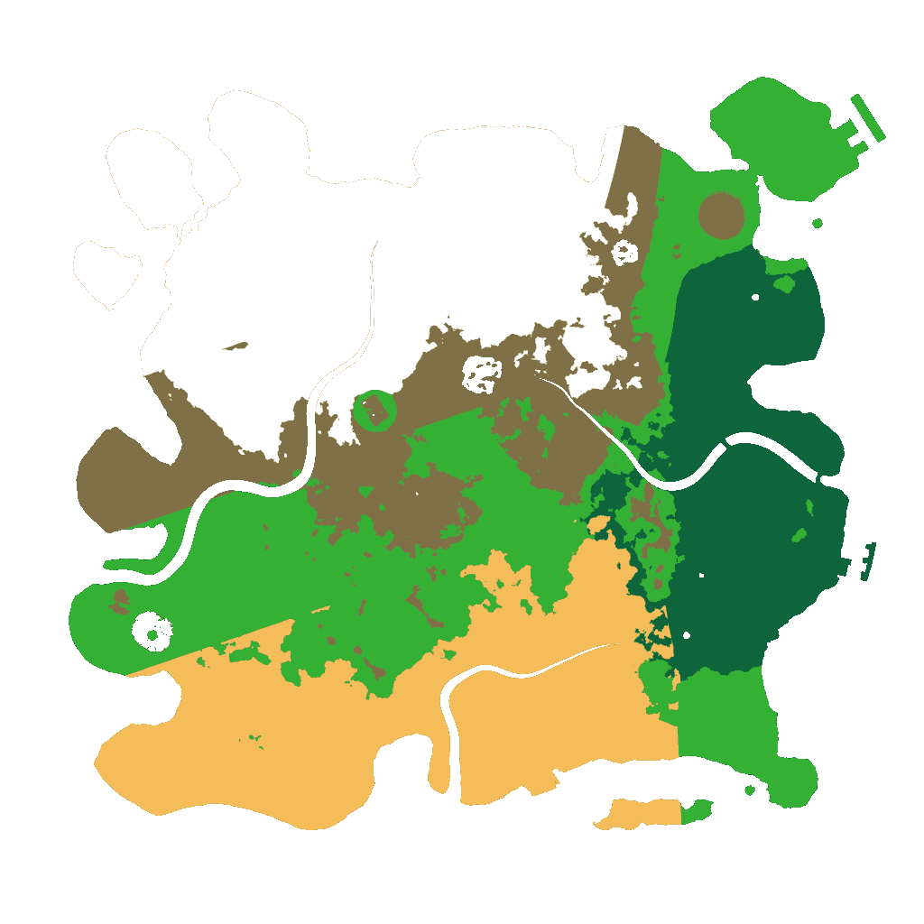 Biome Rust Map: Custom Map