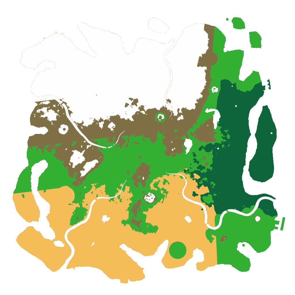 Biome Rust Map: Custom Map