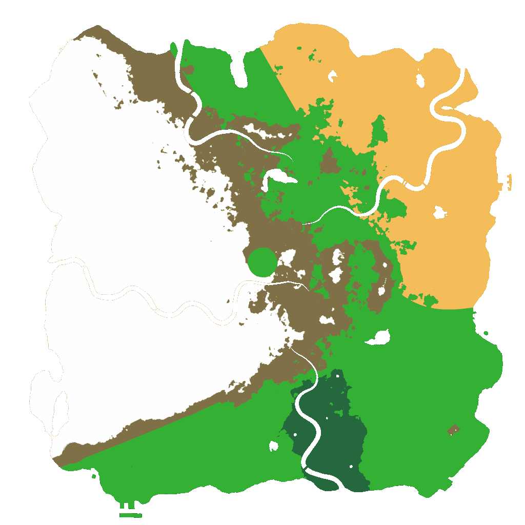 Biome Rust Map: Custom Map