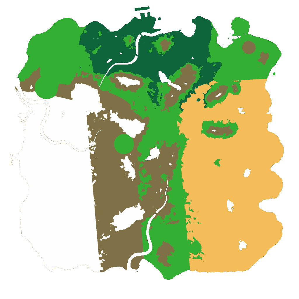 Biome Rust Map: Custom Map