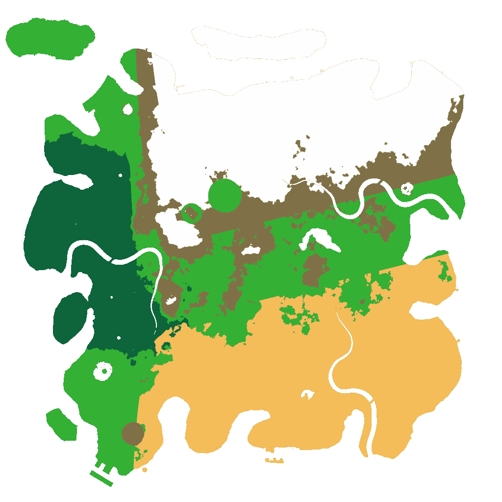 Biome Rust Map: Custom Map