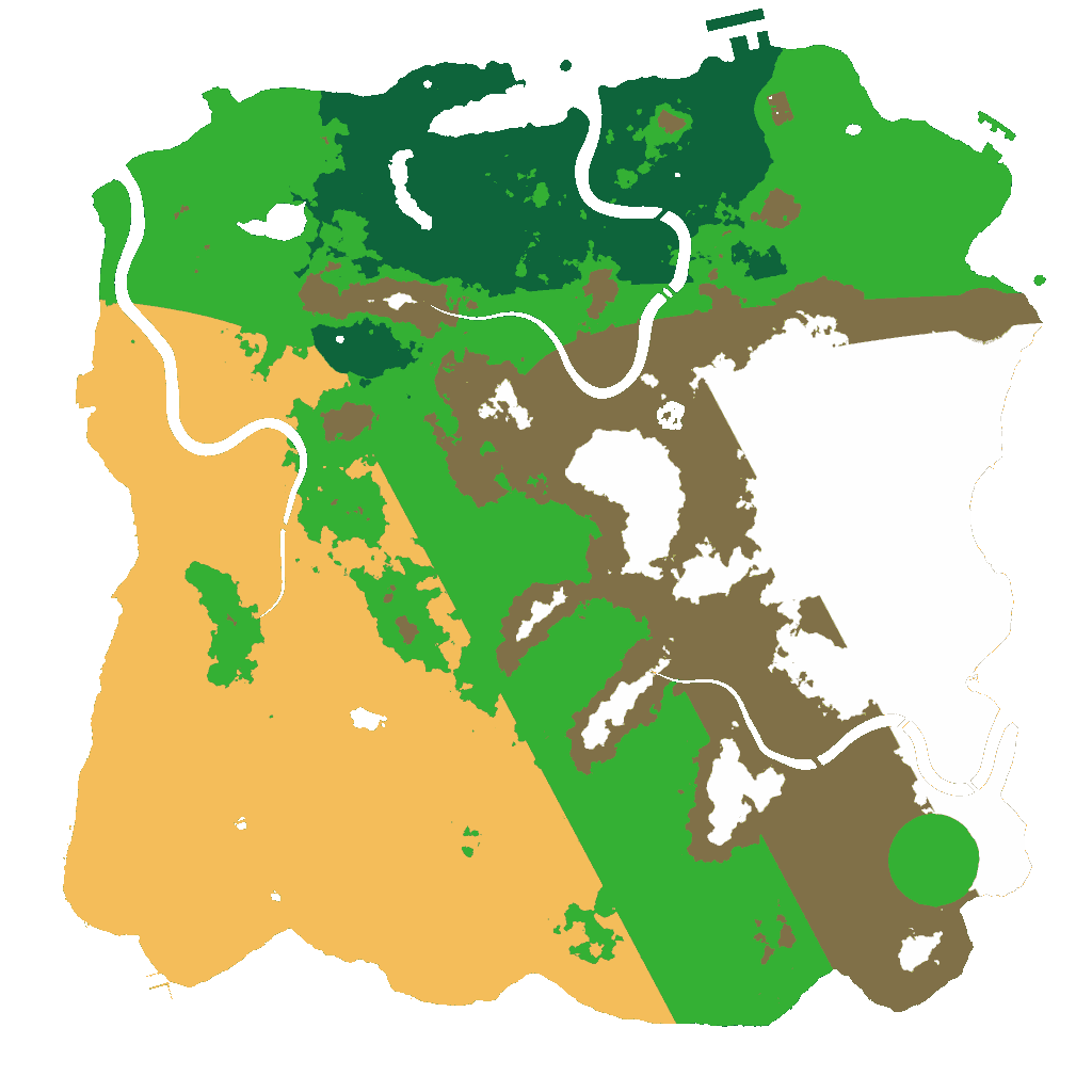 Biome Rust Map: Custom Map