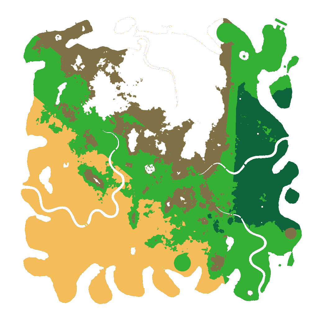 Biome Rust Map: Custom Map