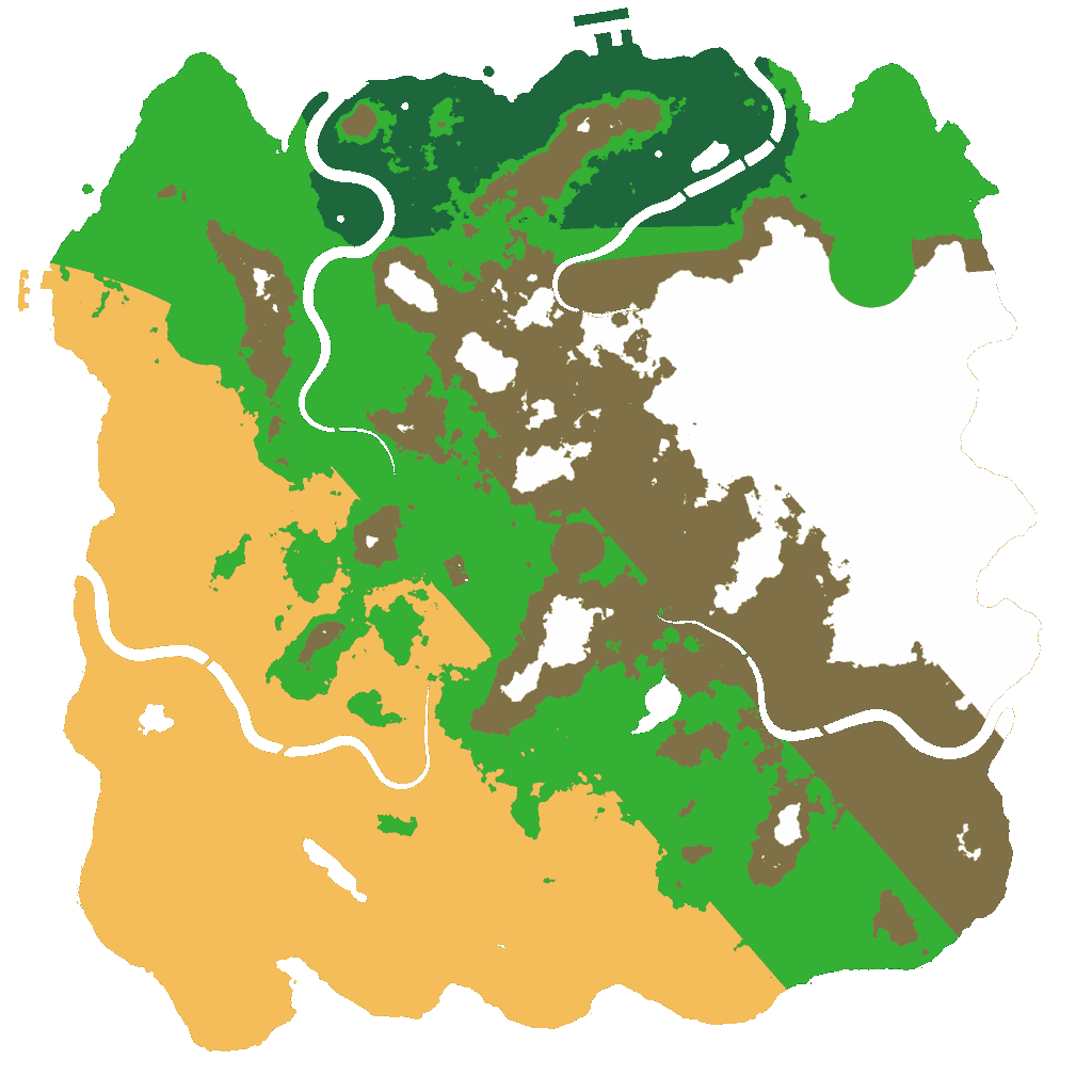 Biome Rust Map: Custom Map