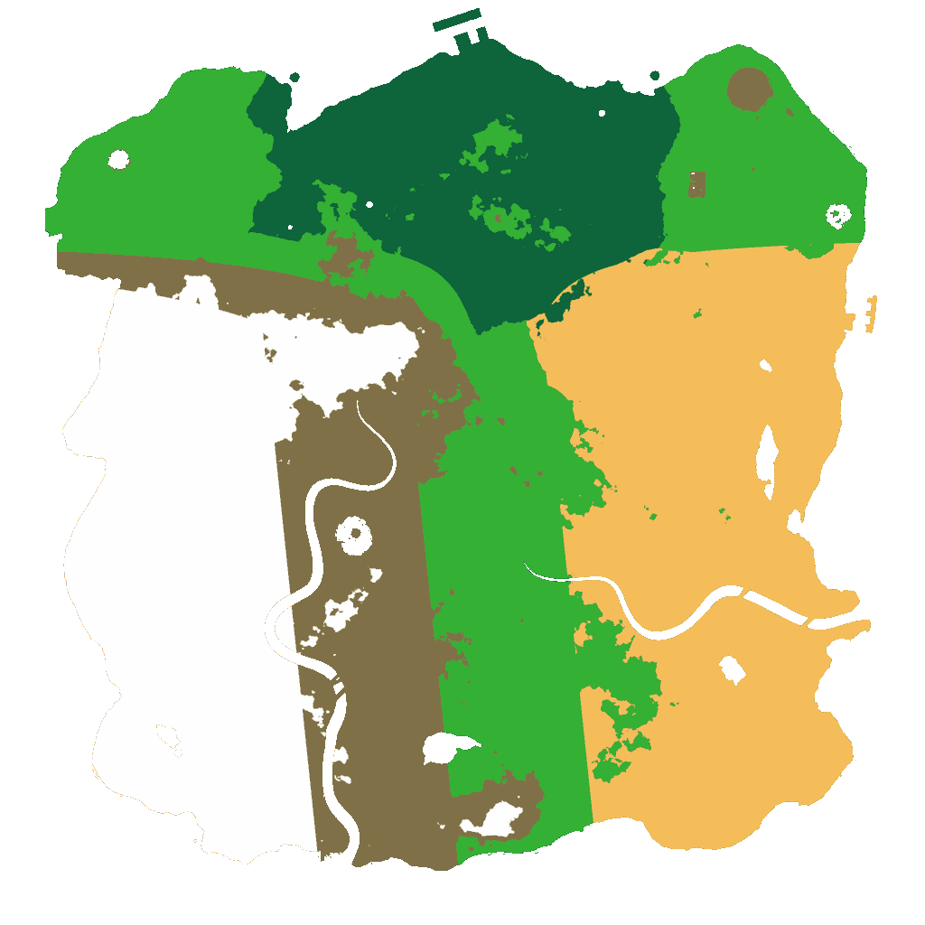 Biome Rust Map: Custom Map