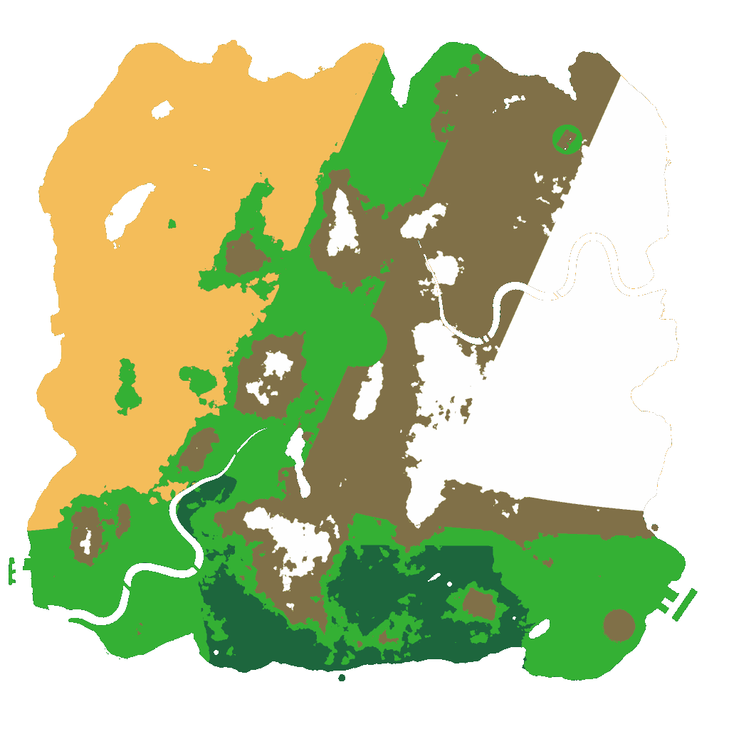 Biome Rust Map: Custom Map