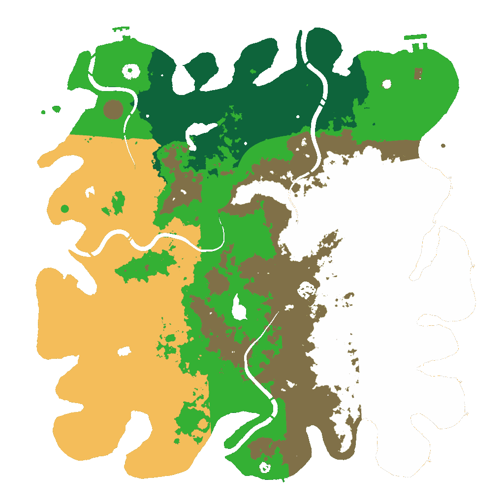 Biome Rust Map: Custom Map