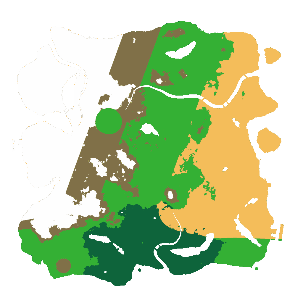 Biome Rust Map: Custom Map