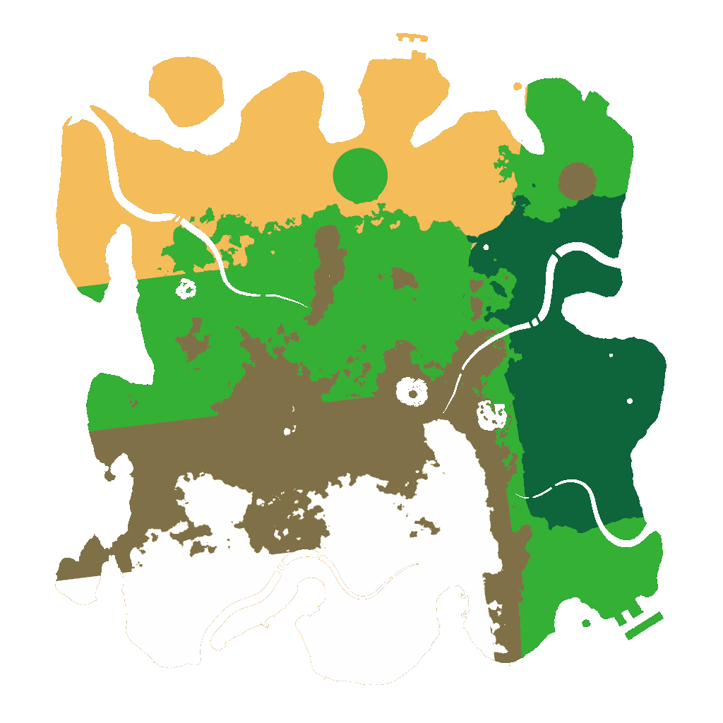 Biome Rust Map: Custom Map