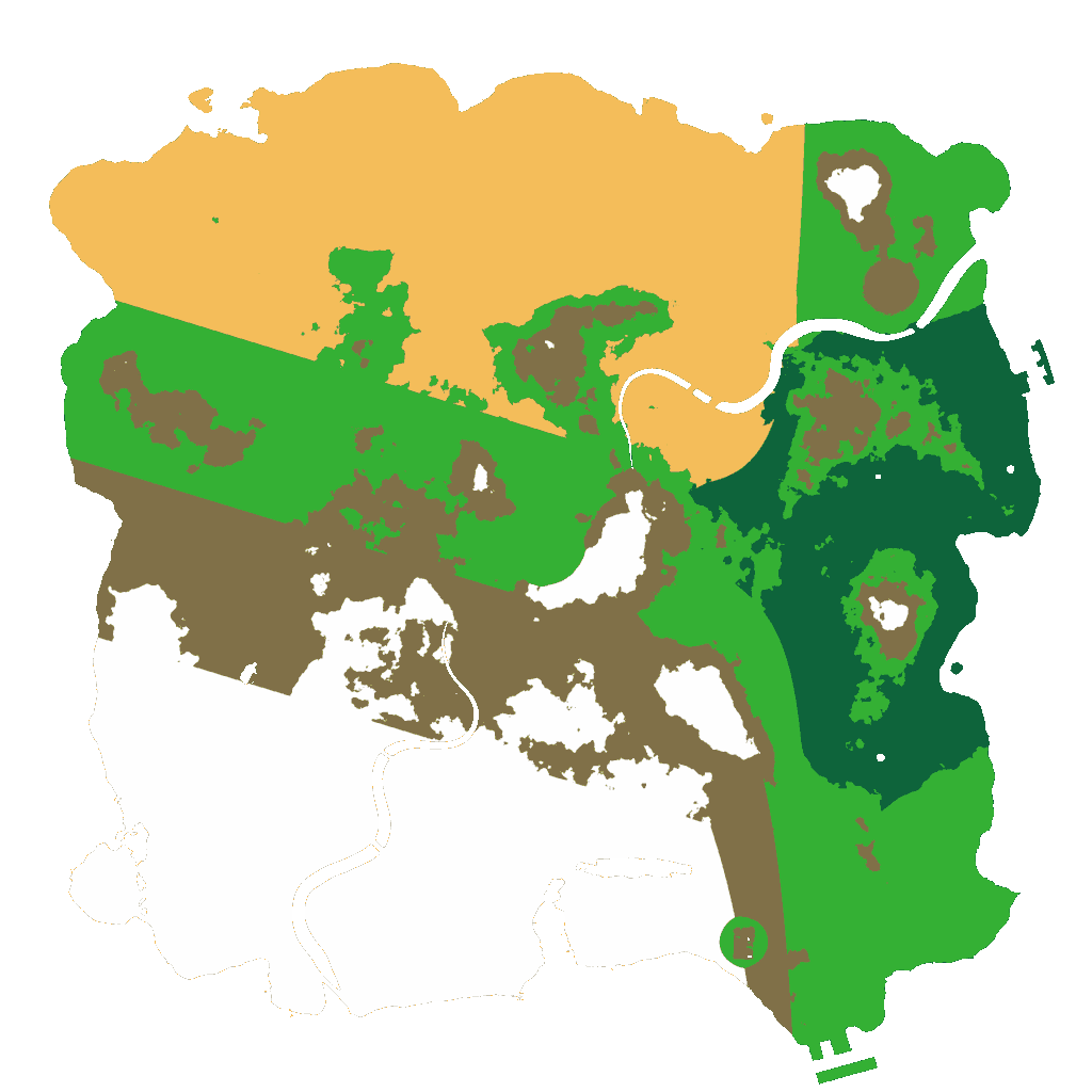 Biome Rust Map: Custom Map