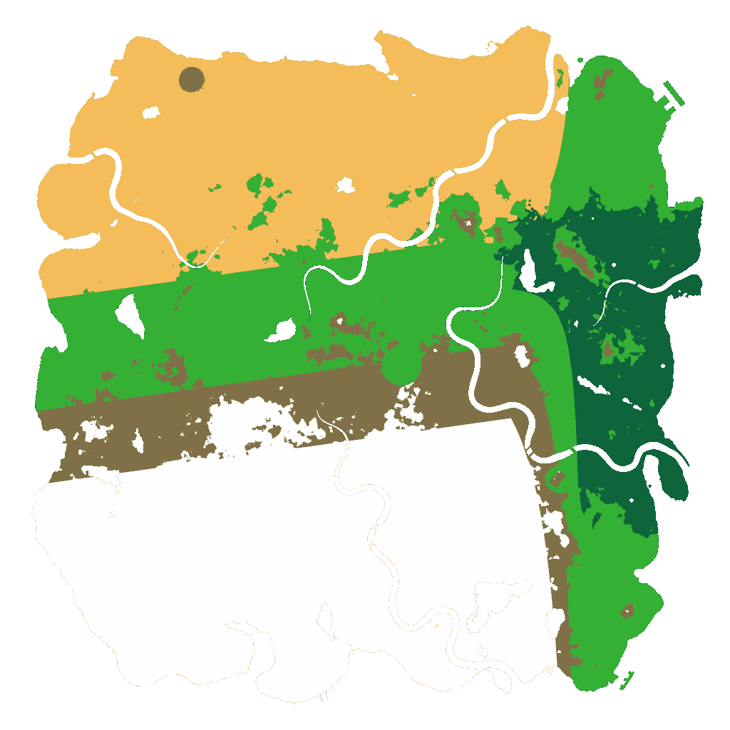 Biome Rust Map: Custom Map