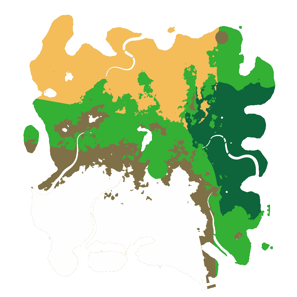Biome Rust Map: Custom Map