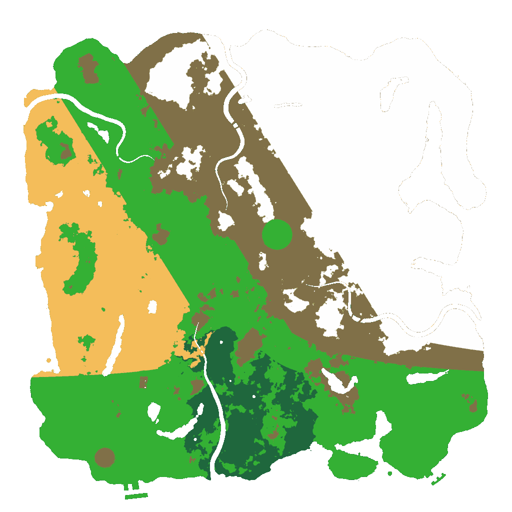 Biome Rust Map: Custom Map