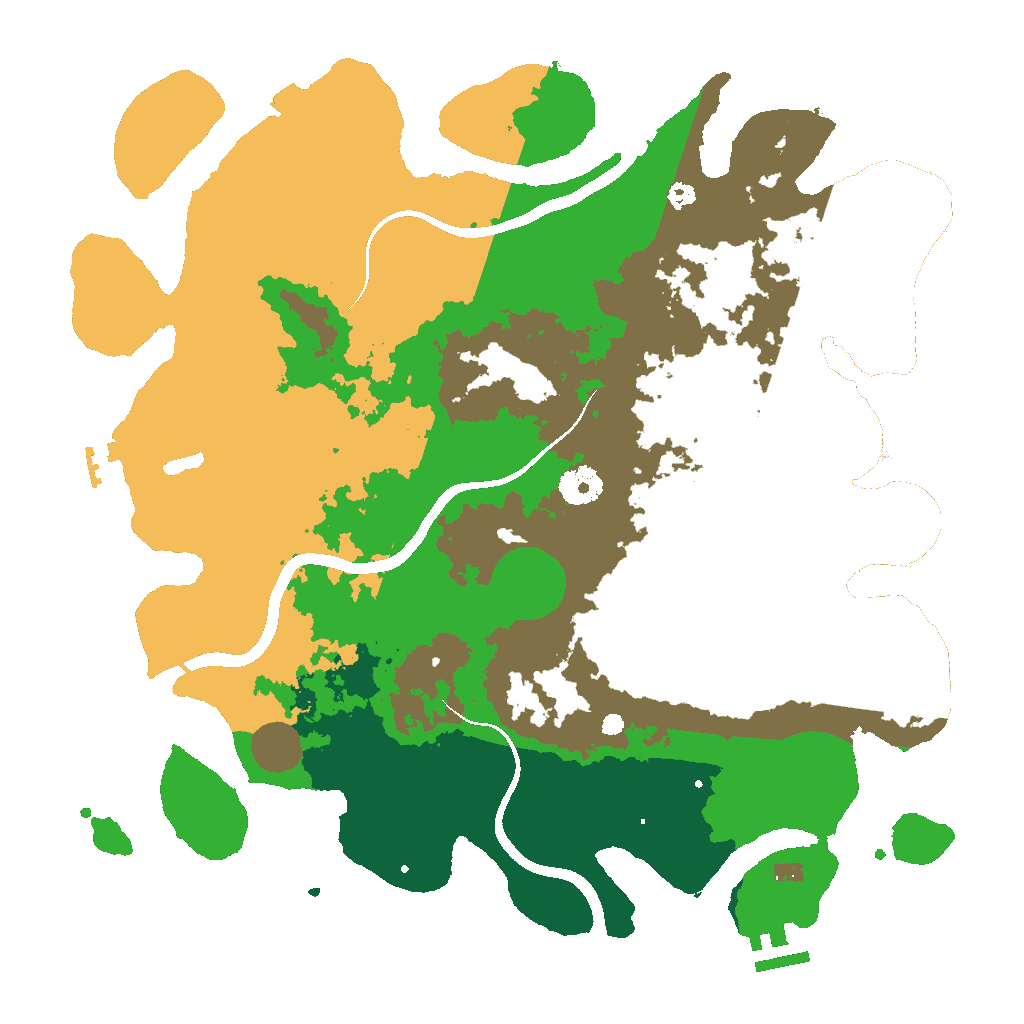 Biome Rust Map: Custom Map
