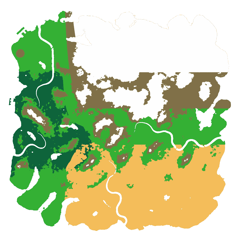 Biome Rust Map: Custom Map
