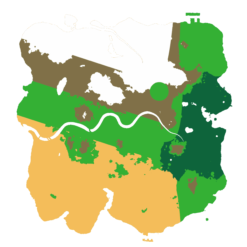 Biome Rust Map: Custom Map