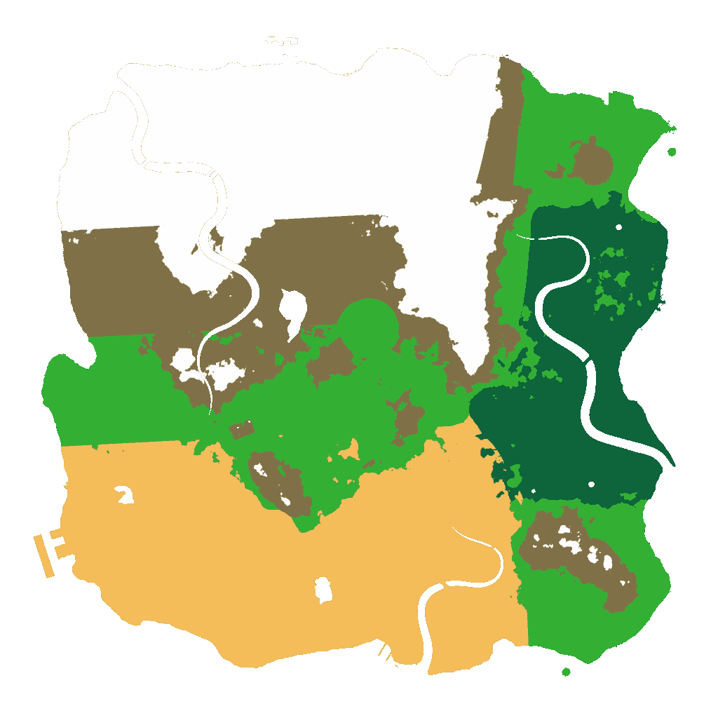 Biome Rust Map: Custom Map