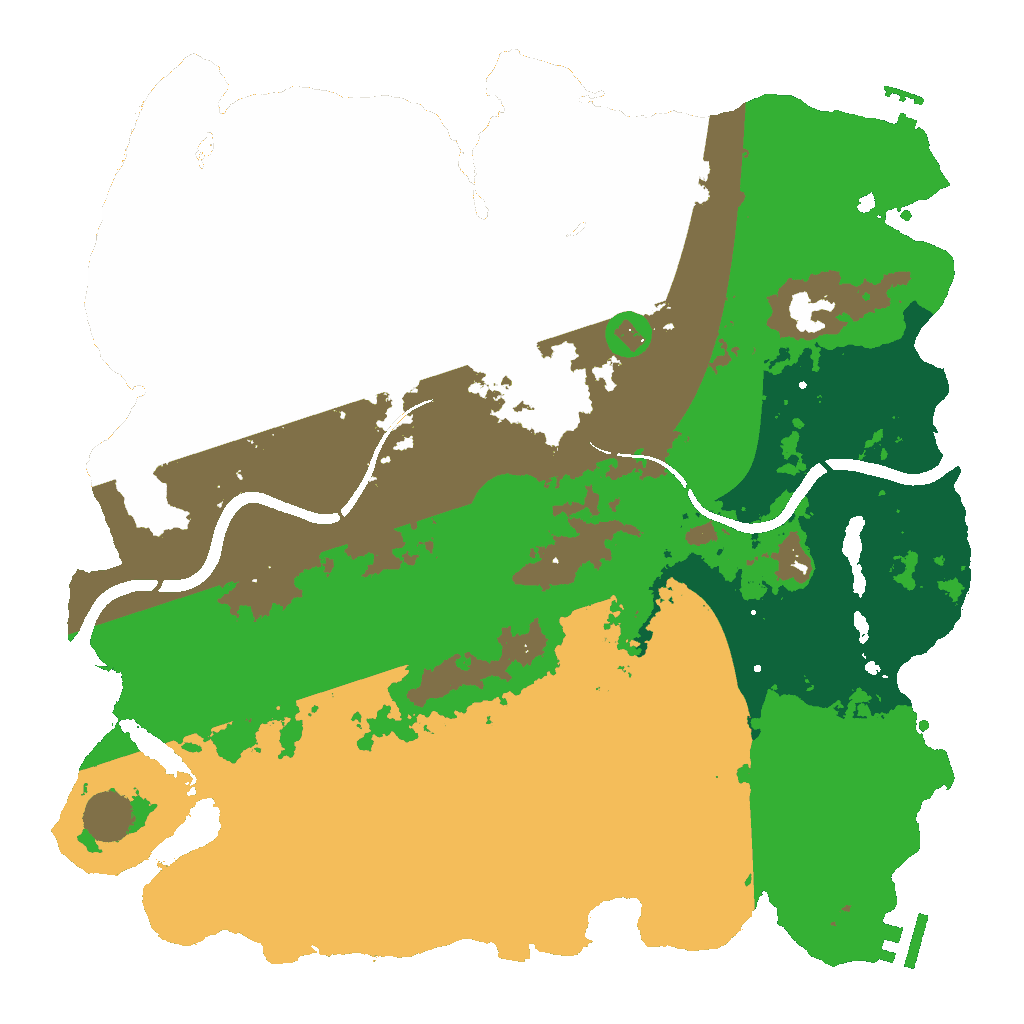 Biome Rust Map: Custom Map
