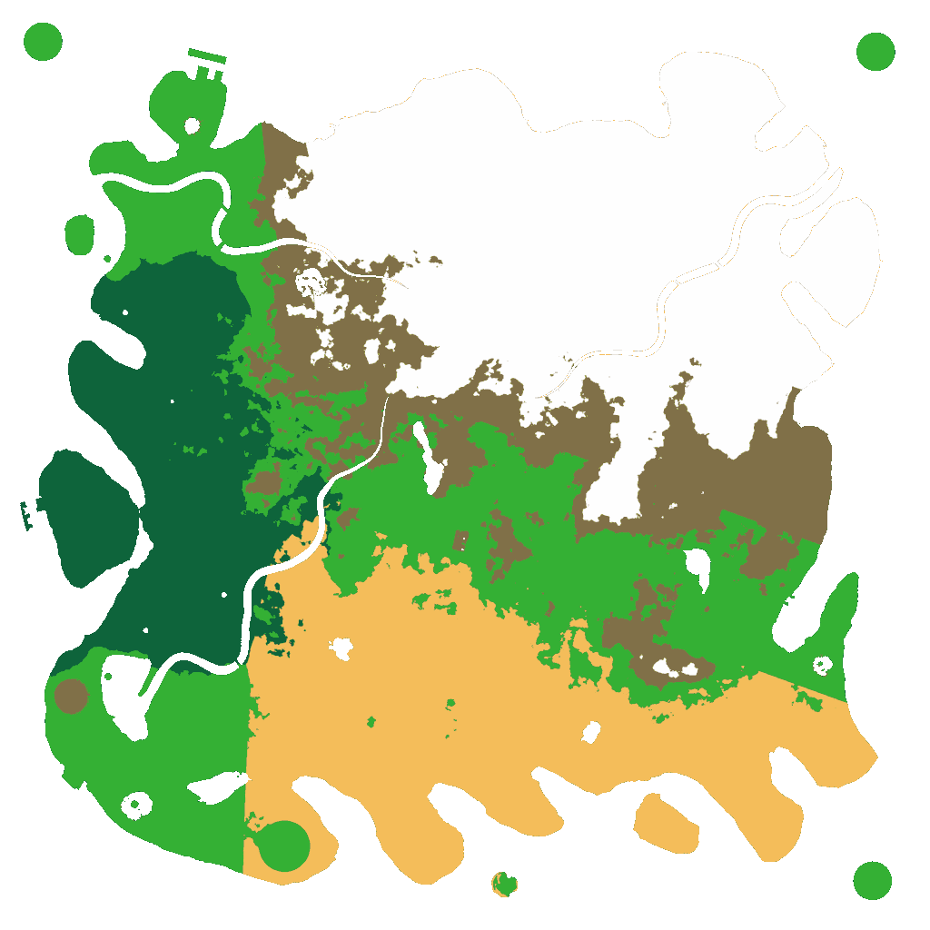 Biome Rust Map: Custom Map