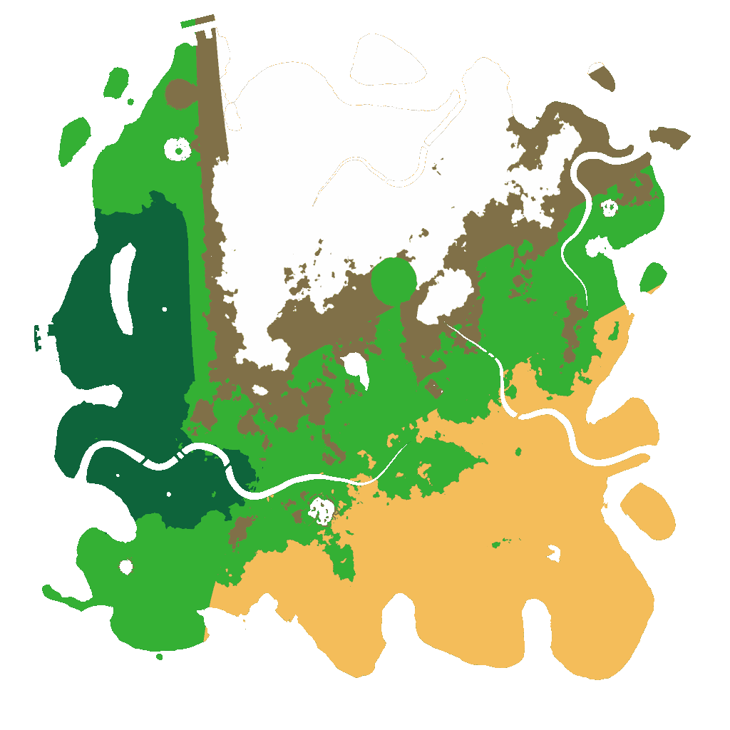 Biome Rust Map: Custom Map