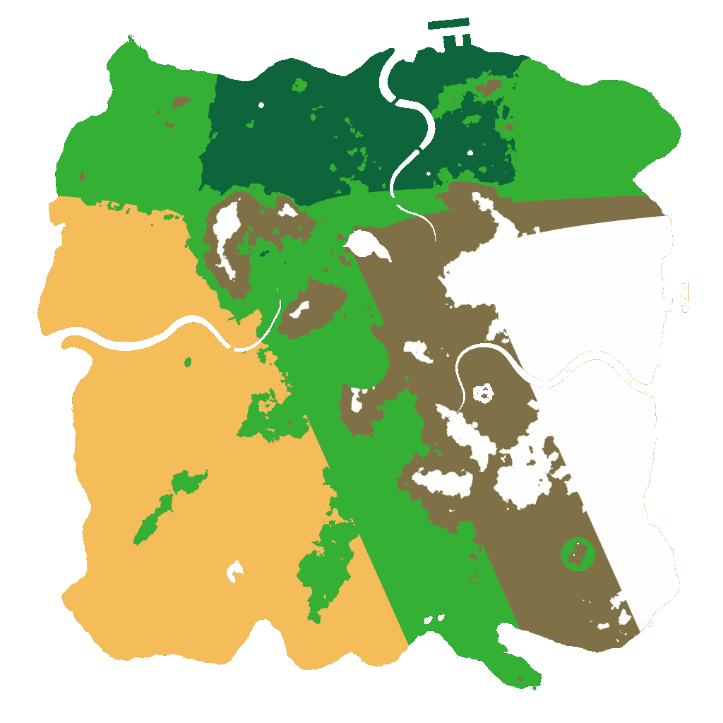 Biome Rust Map: Custom Map