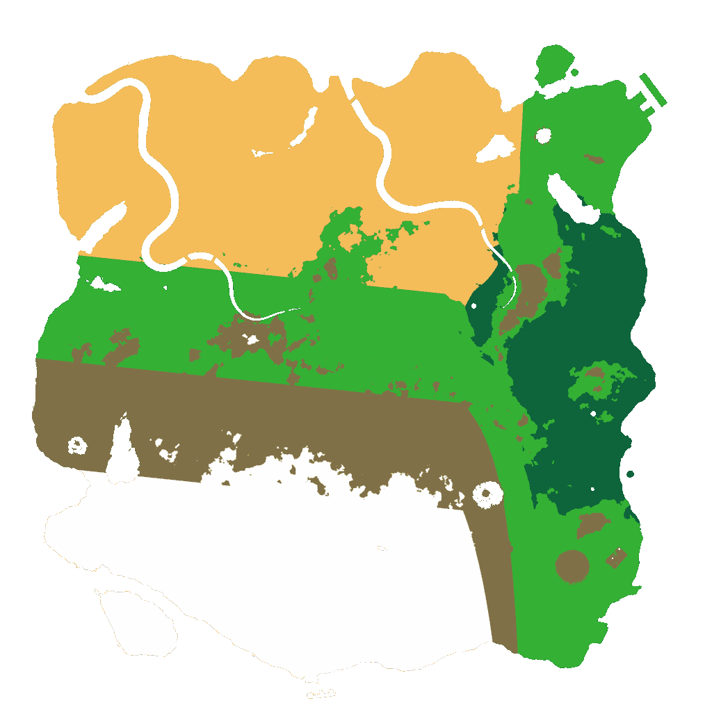 Biome Rust Map: Custom Map