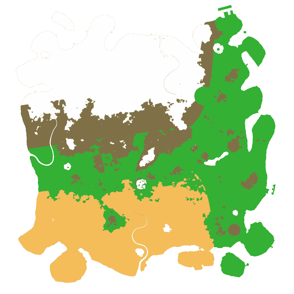 Biome Rust Map: Custom Map
