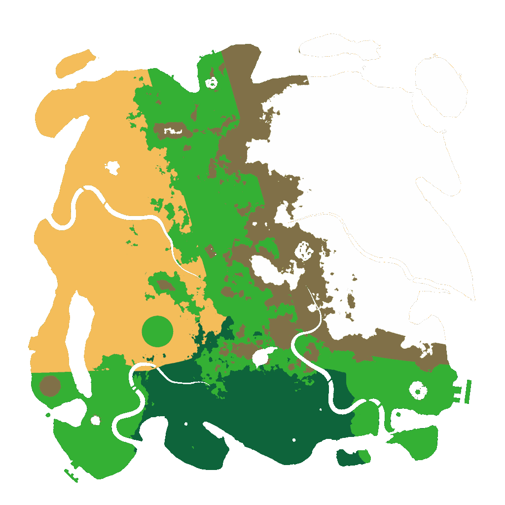 Biome Rust Map: Custom Map