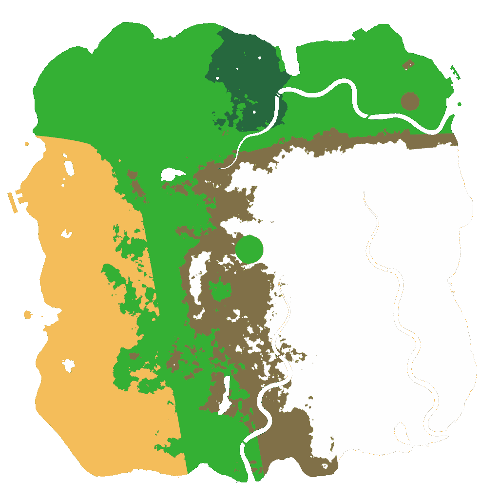 Biome Rust Map: Custom Map