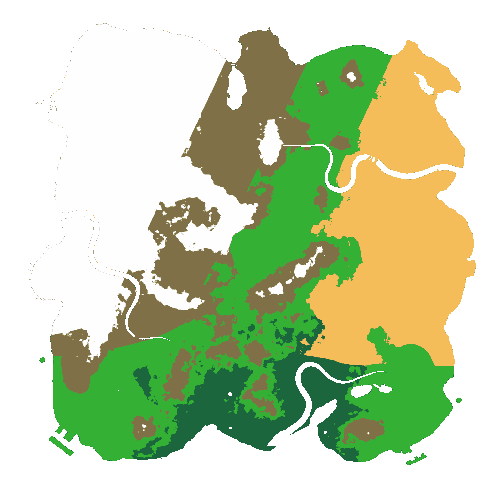 Biome Rust Map: Custom Map